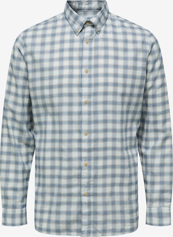 Chemise SELECTED HOMME en bleu : devant