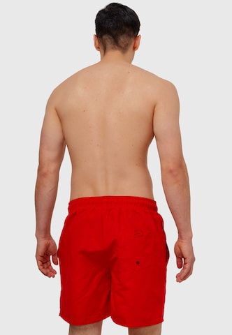 INDICODE JEANS Board Shorts in Red