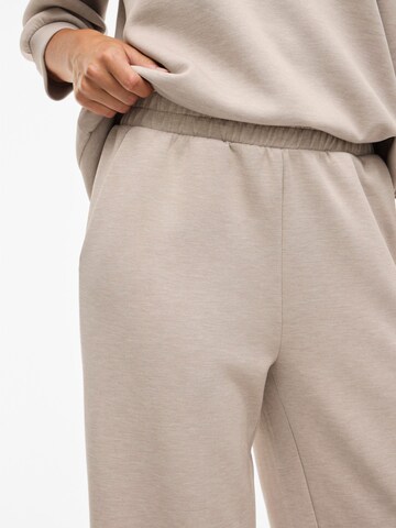 VILA Wide Leg Bukser 'VIReflect' i beige