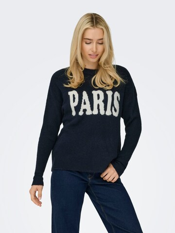 ONLY Sweater 'Jerico' in Blue: front