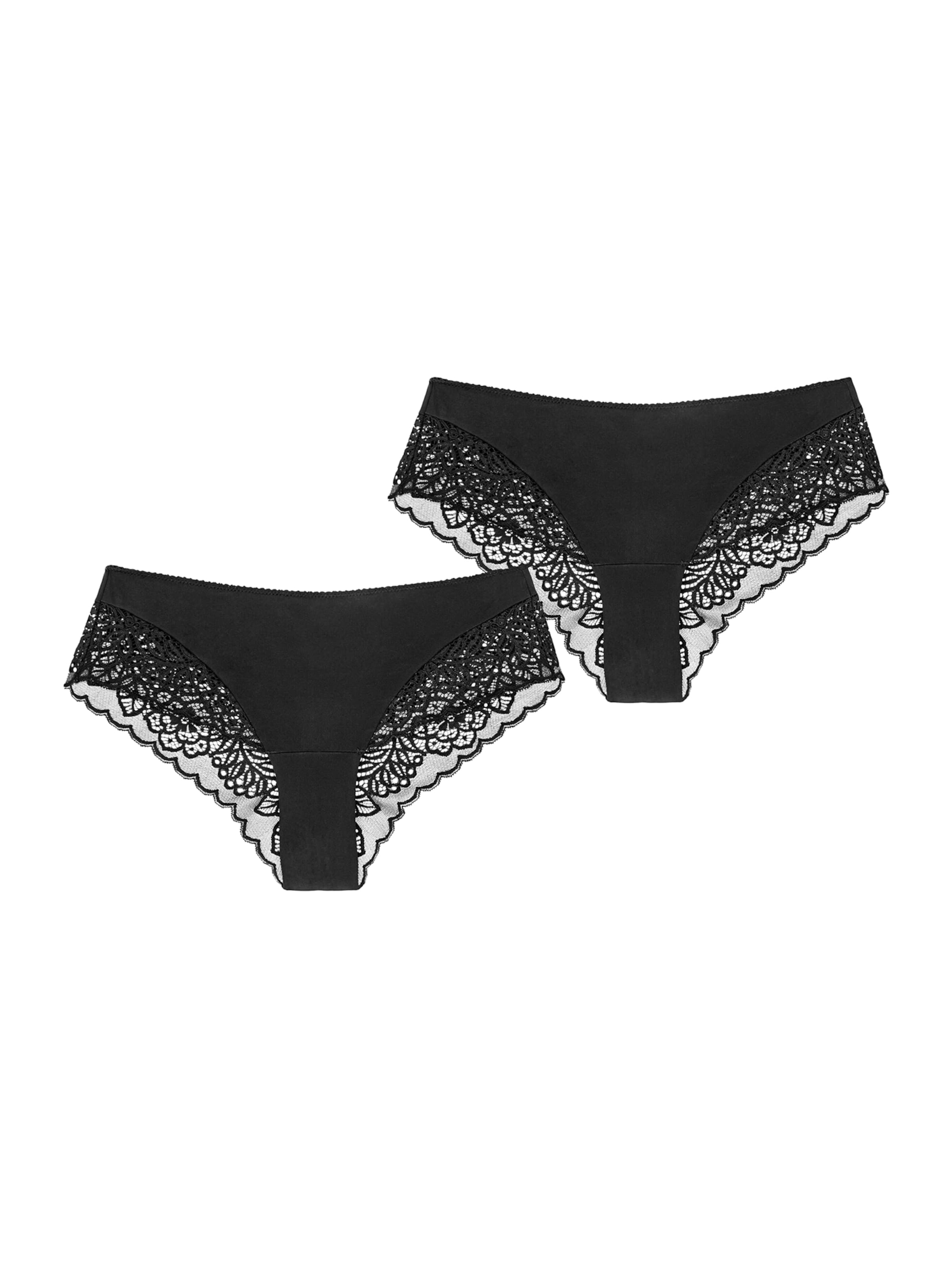 Slip ' Amourette Spotlight ' TRIUMPH en noir : devant