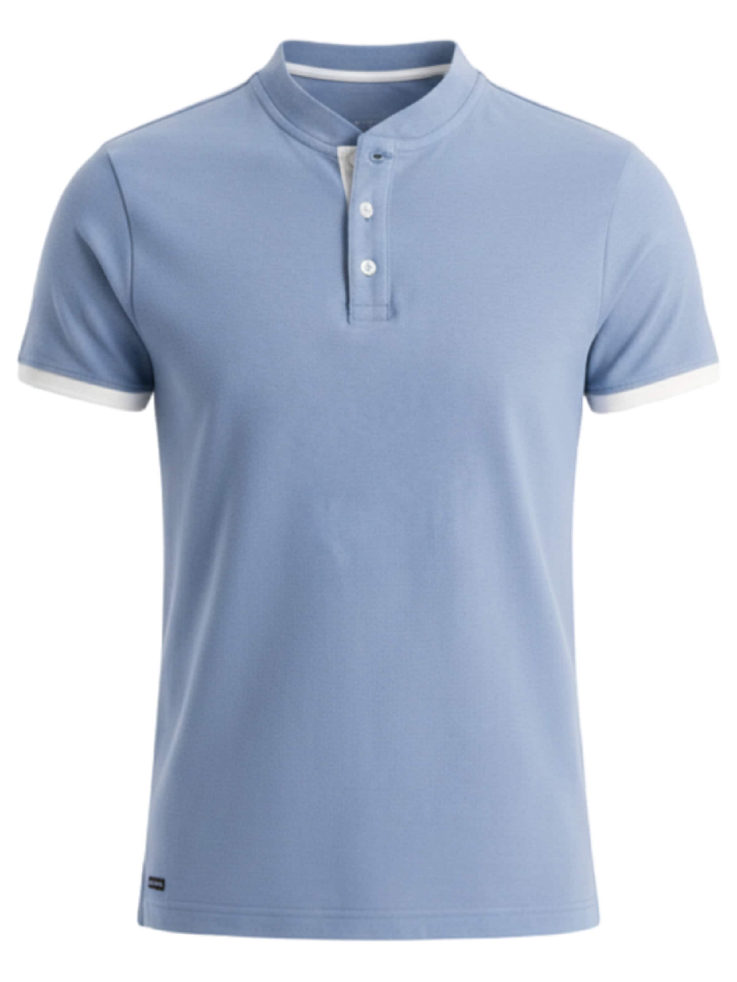 Ombre Shirt in Blauw: voorkant