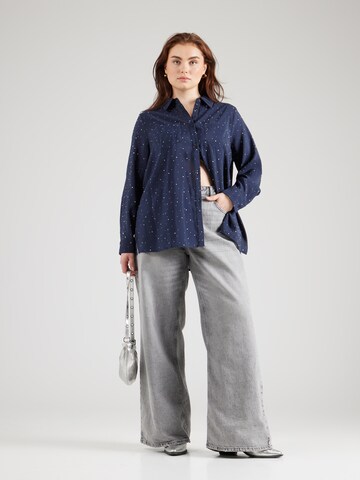Camicia da donna di ONLY Carmakoma in blu