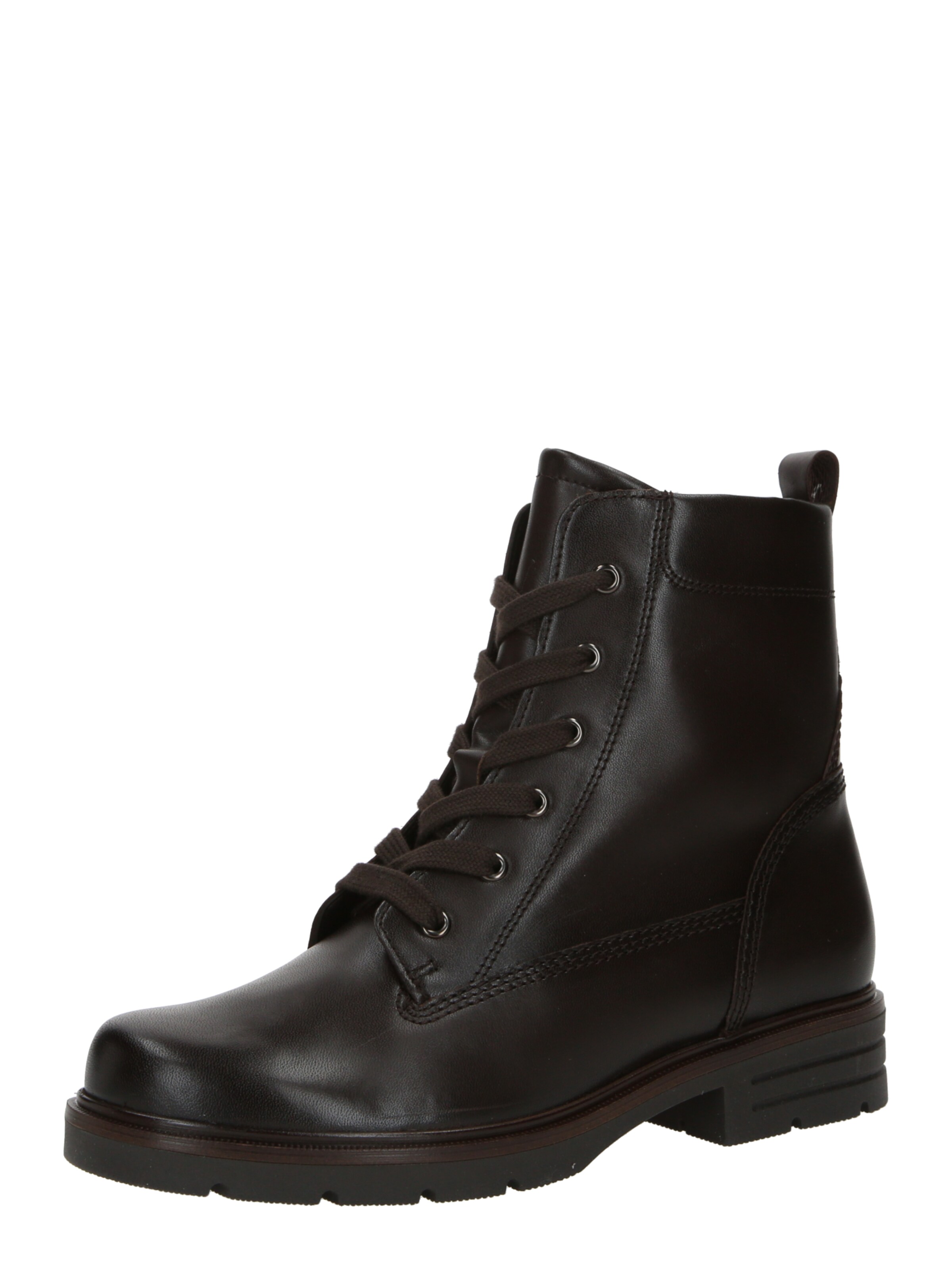 GABOR Lace-up bootie in Brown: front