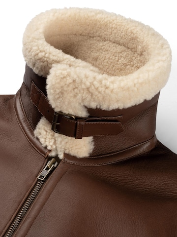 CYCAS D'OR - Chaqueta de invierno 'HUNTER SHEARLING HERITAGE' en marrón