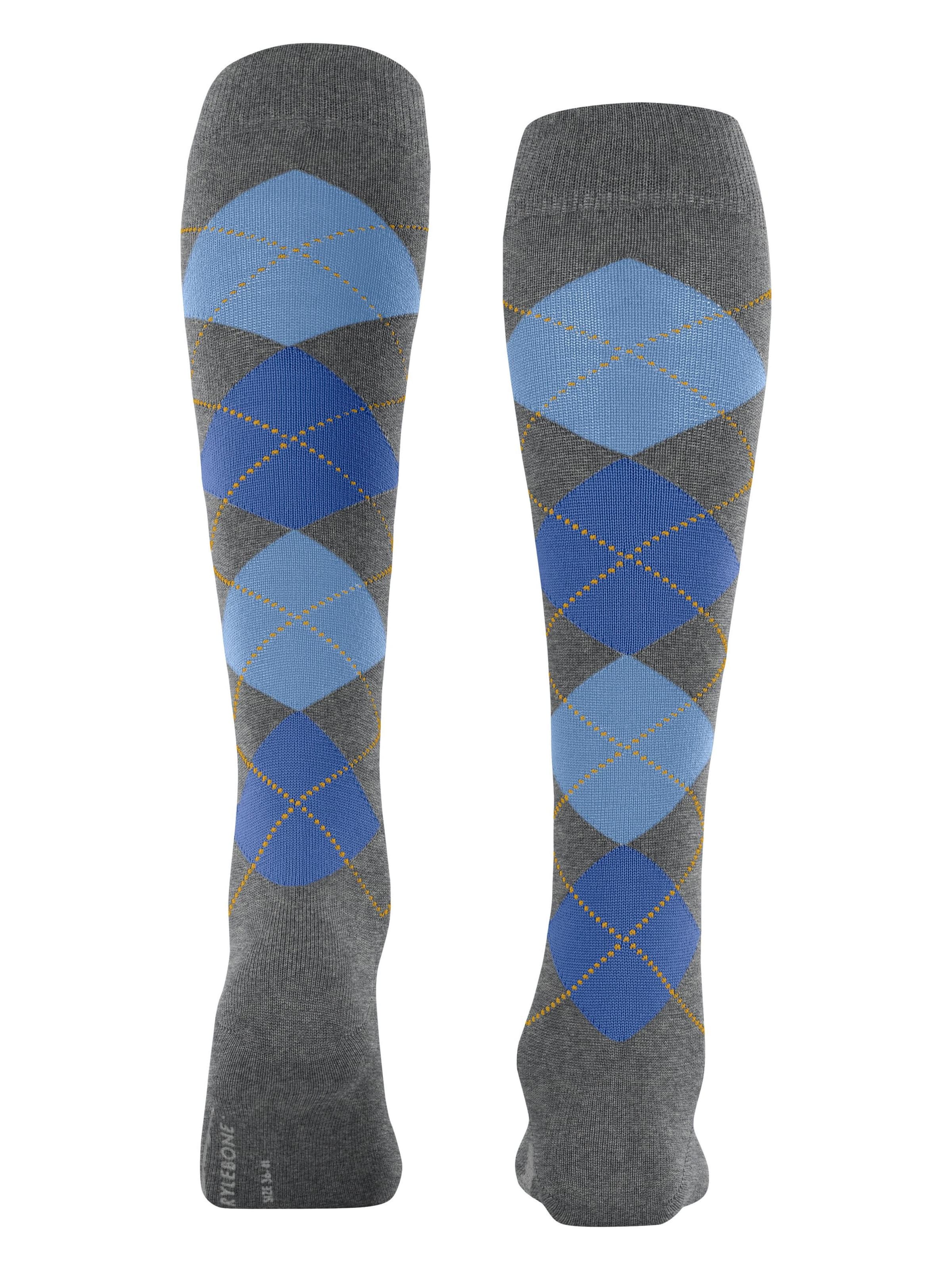 BURLINGTON Overknee Strümpfe 'Marylebone'‌‌‌‌ in Grau