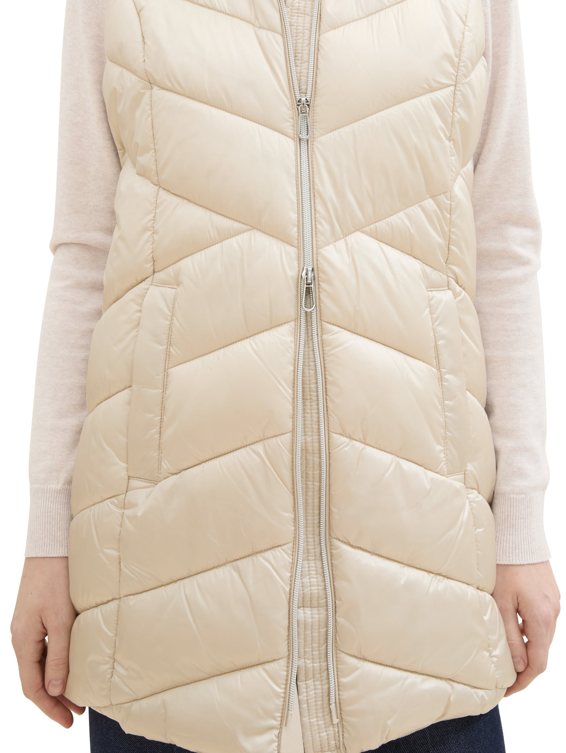 Gilet TOM TAILOR en beige
