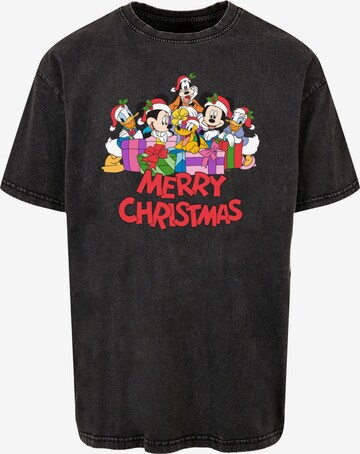 T-Shirt 'Mickey Mouse And Friends' ABSOLUTE CULT en noir : devant