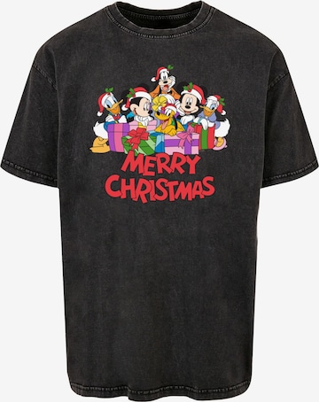 ABSOLUTE CULT Shirt 'Mickey Mouse And Friends' in Zwart: voorkant