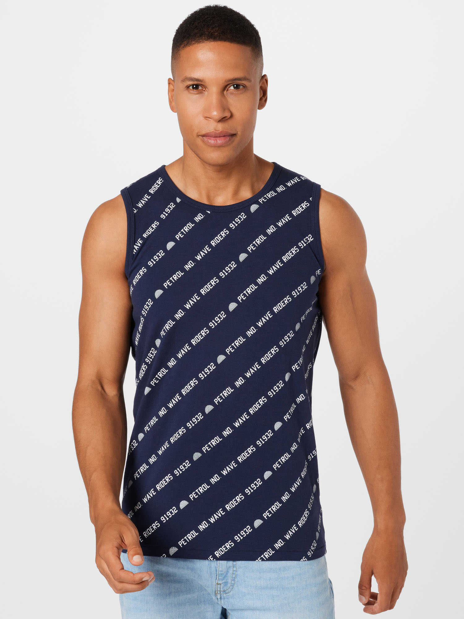 T-Shirt Petrol Industries en Bleu Foncé 