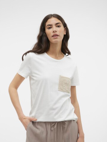 VERO MODA Футболка 'VMPHILIPA' в Белый