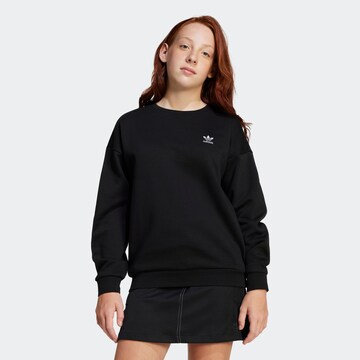 Felpa di ADIDAS ORIGINALS in nero: frontale