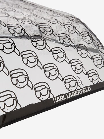 Karl Lagerfeld Regenschirm in Transparent