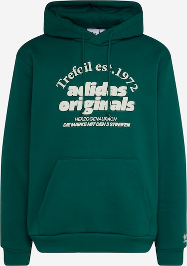 Felpa 'GRF' ADIDAS ORIGINALS di colore verde scuro / bianco, Visualizzazione prodotti