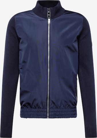 s.Oliver Gebreid vest in Blauw: voorkant