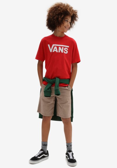 VANS Shirt in Blood red / White, Item view