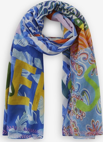 CODELLO Scarf in Blue: front