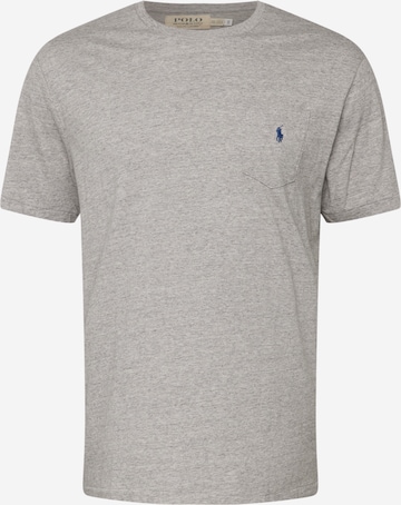 Polo Ralph Lauren Big & Tall Shirt in Grey: front