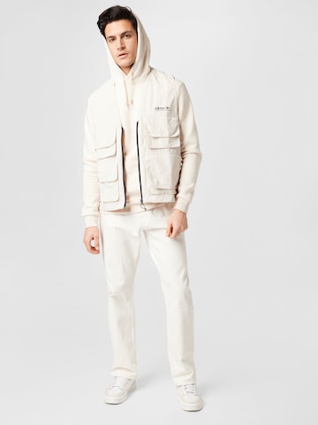 ADIDAS ORIGINALS Regular Fit Sweatshirt 'Adicolor Essentials Trefoil' i hvid