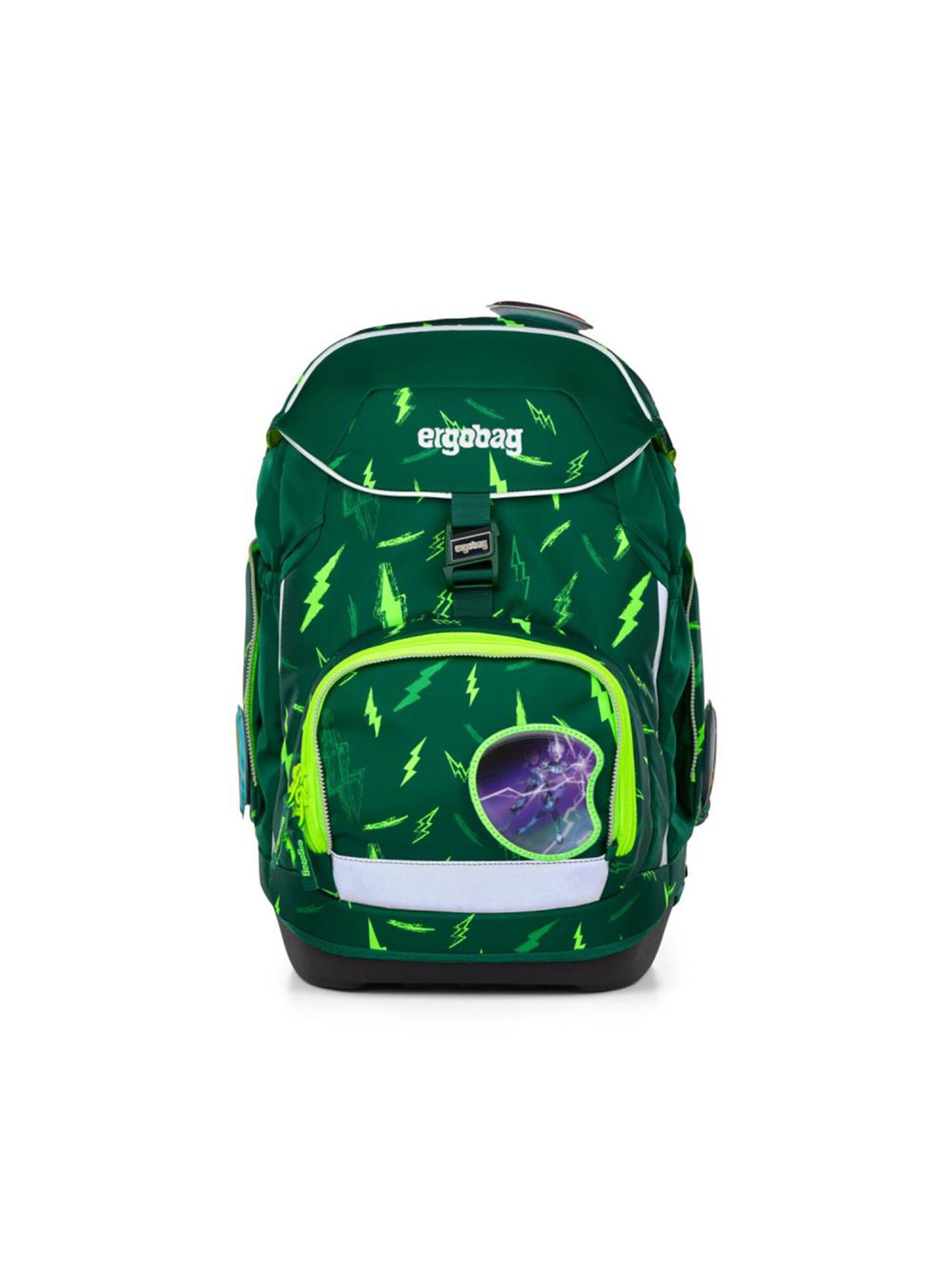 ergobag Backpack 'Schulrucksack Set' in Green