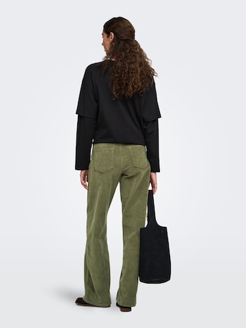 Wide Leg Pantalon 'ONLHope' ONLY en vert