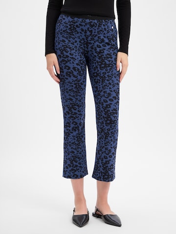 évasé Leggings 'Frederica' Marc Cain en bleu : devant