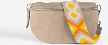 lePelou Gürteltasche 'ONDA medium' in Beige: Vorderseite