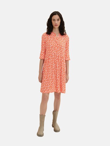 TOM TAILOR Dress in Orange