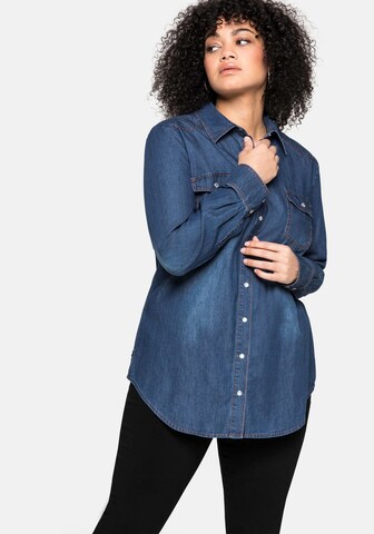 Camicia da donna di SHEEGO in blu