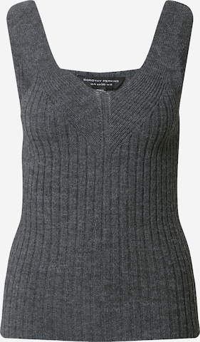 Dorothy Perkins - Top de punto en gris: frente