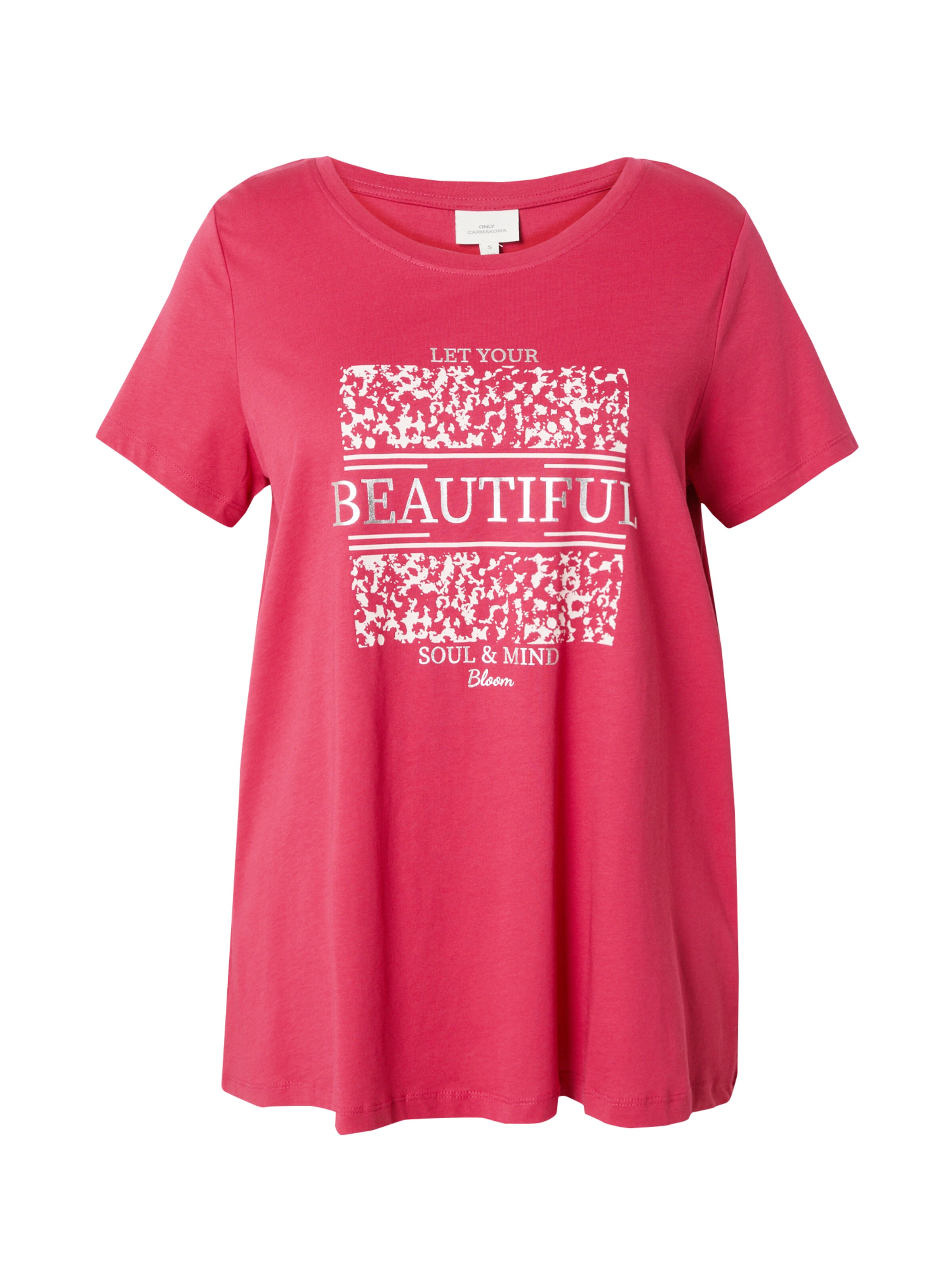 ONLY Carmakoma T-Shirt 'CARBonnie' in Pink: Vorderseite