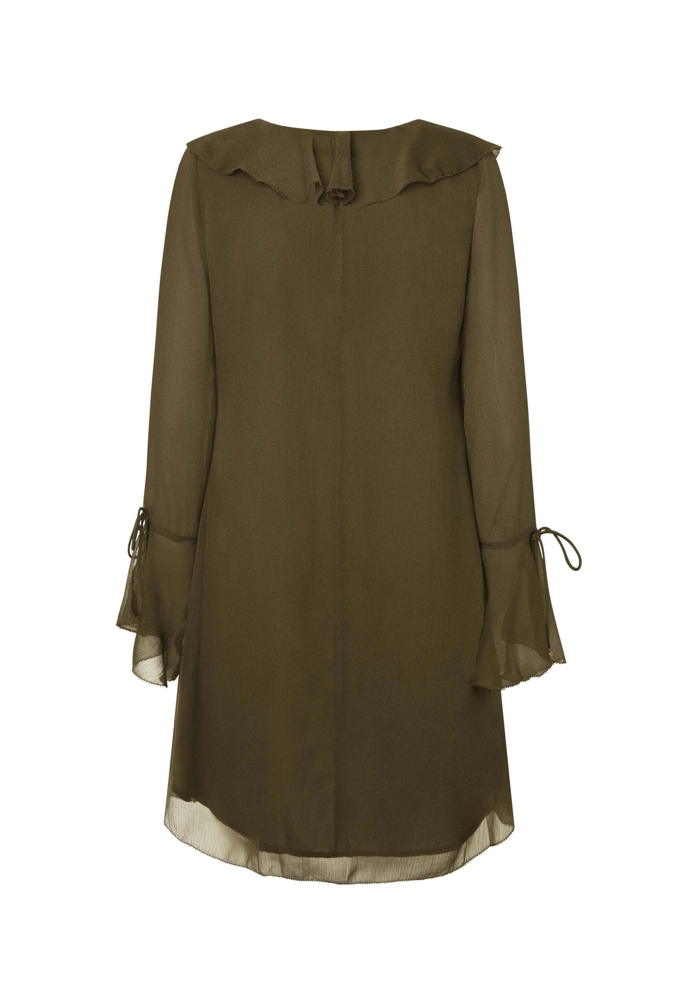 Pepe Jeans Jurk 'RESPECT' in Groen