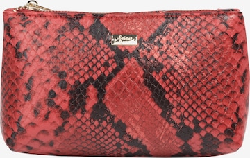 faina Cosmetic Bag in Red: front