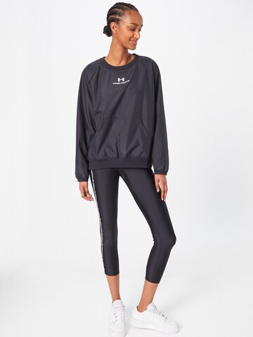 UNDER ARMOUR Sports sweatshirt in Black