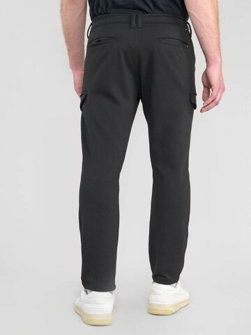 Regular Pantalon cargo 'Thomas' Le Temps Des Cerises en noir