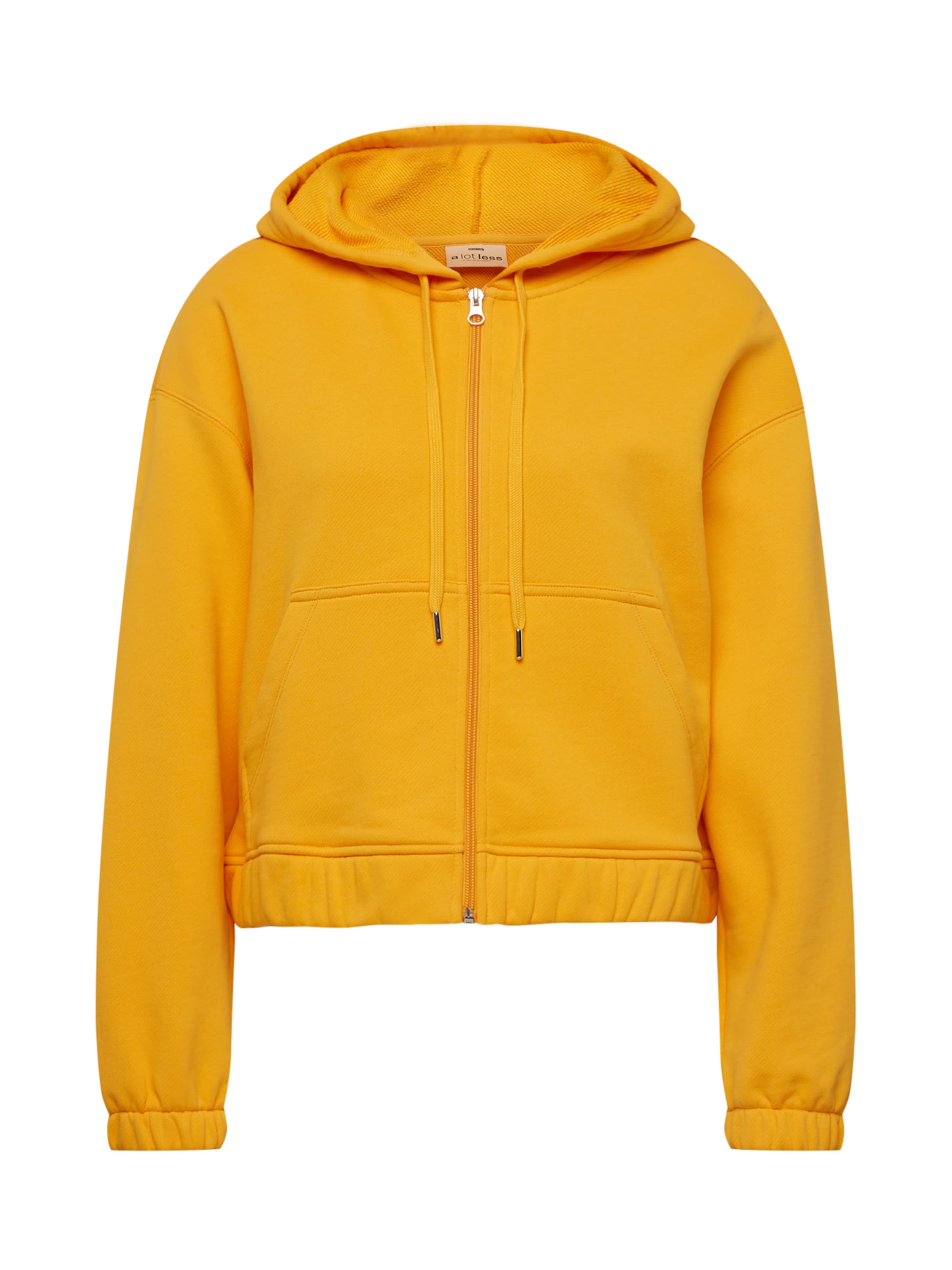 Mustard yellow shop zip up hoodie