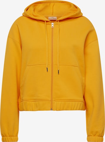 A LOT LESS Sweatjacke 'Joanna' (GOTS) in Orange: predná strana