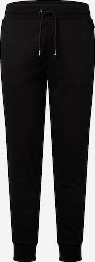 Pantaloni 'Lamont' BOSS pe negru / alb, Vizualizare produs