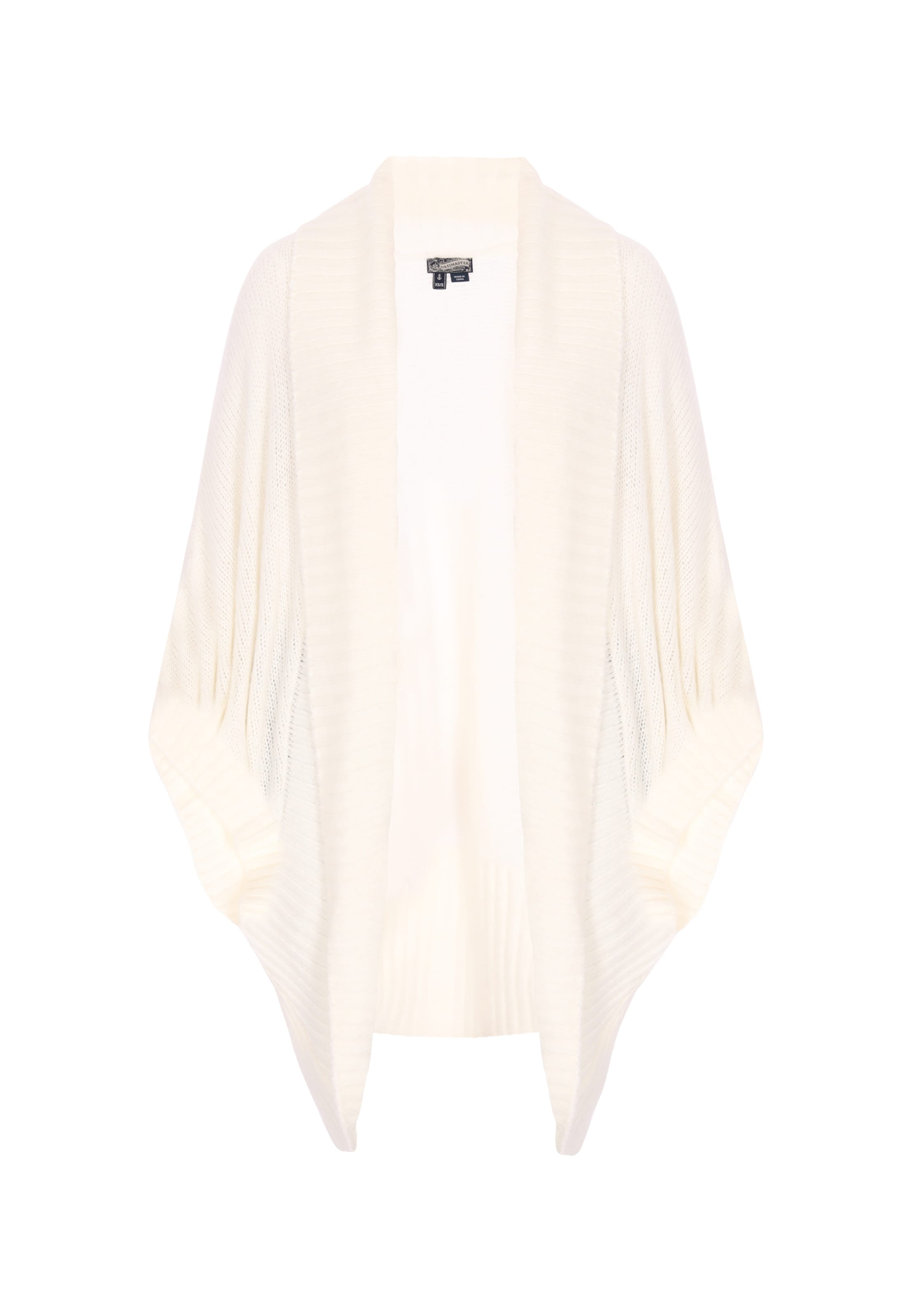 Cardigan 'Vintage' DreiMaster Vintage en blanc : devant