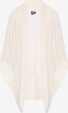 Cardigan 'Vintage' DreiMaster Vintage en blanc : devant