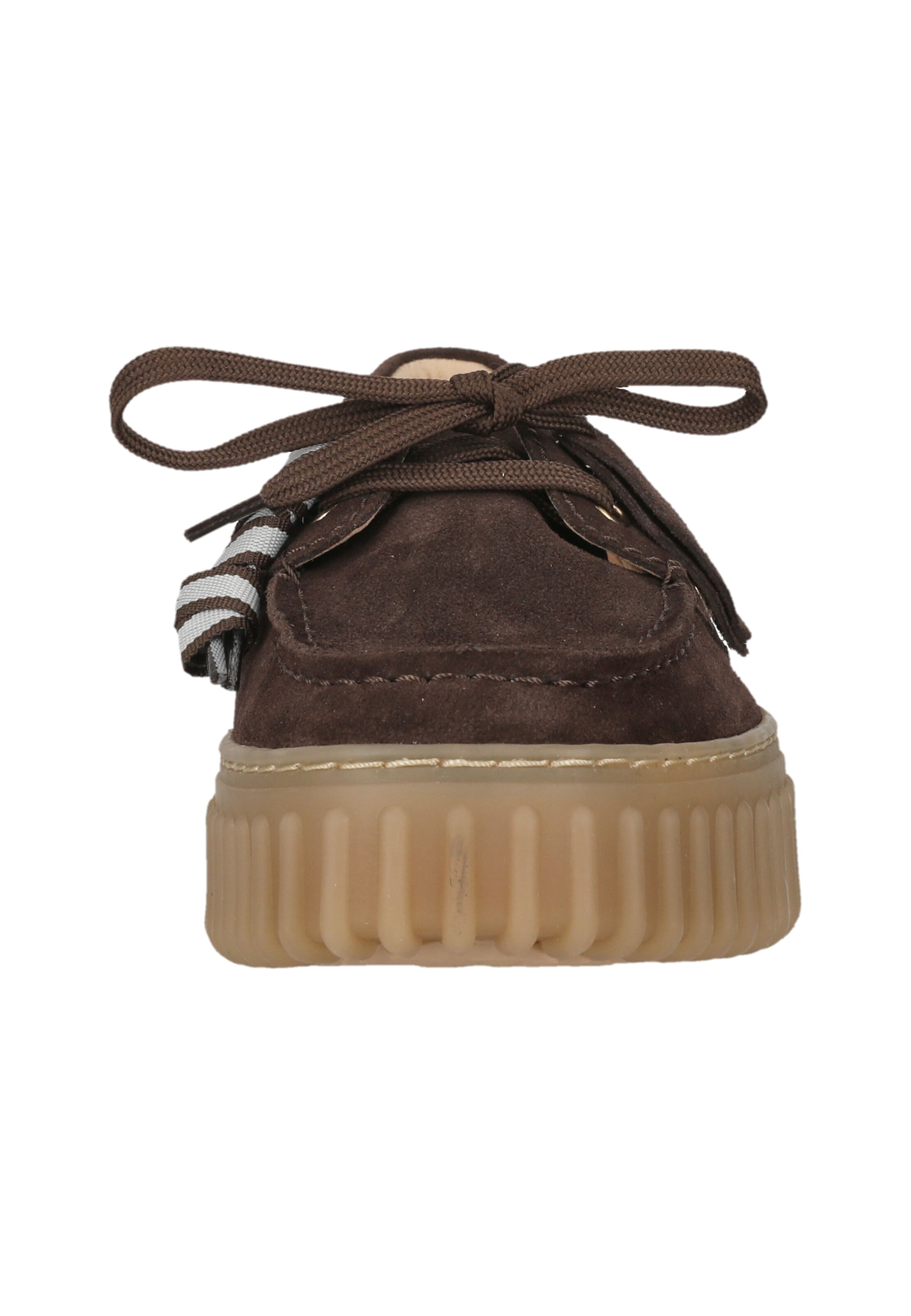 CLARKS Lace-up shoe 'Torhill Boat' in Brown