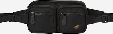 Marsupio di ALPHA INDUSTRIES in nero: frontale