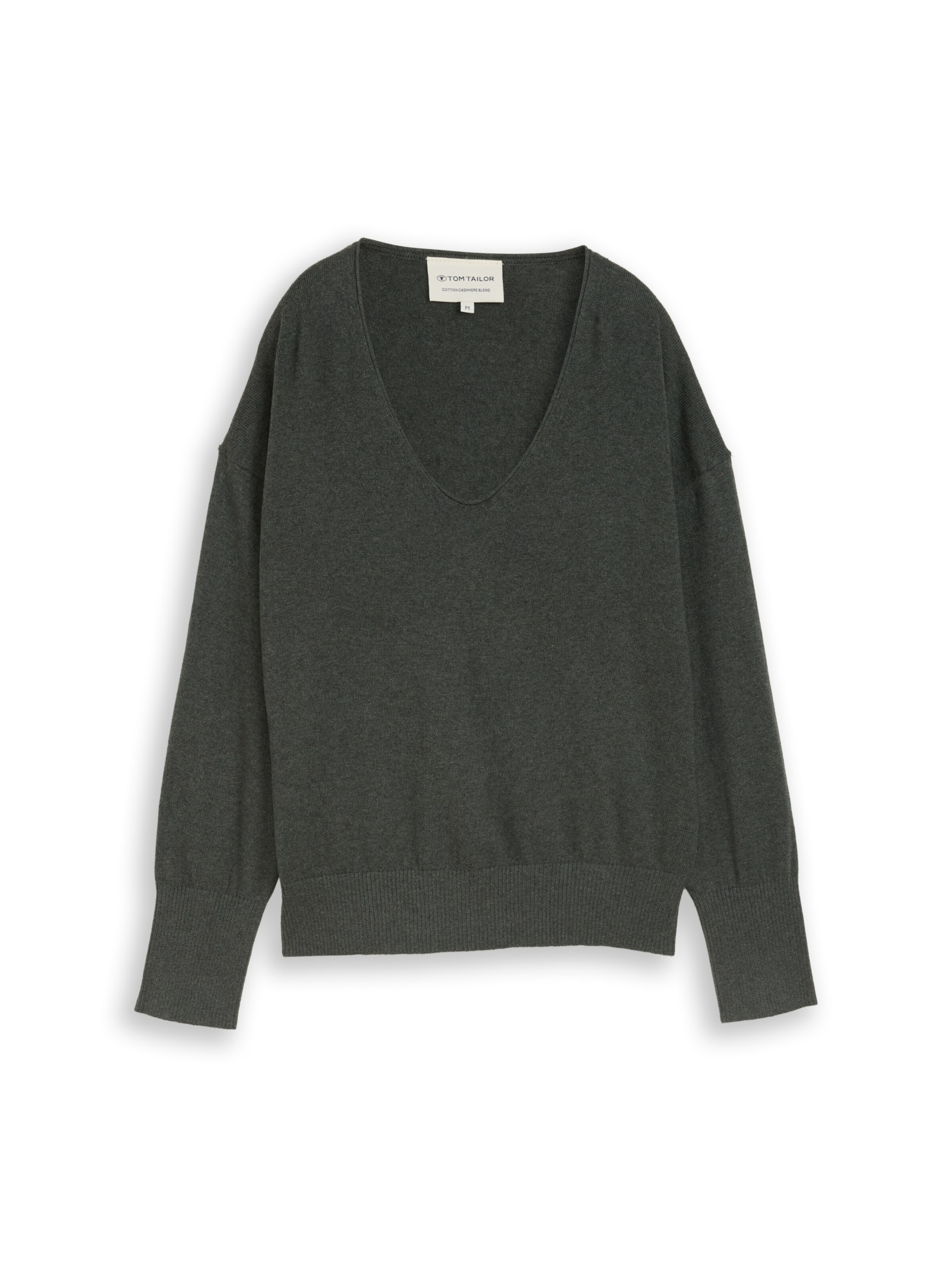 Pull-over TOM TAILOR en vert : devant