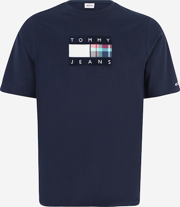 Tommy Jeans Plus T-Shirt in Blau: predná strana