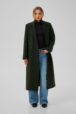 My Essential Wardrobe - Sobretudo meia-estação 'Frannie' em verde: frente