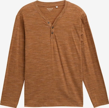 TOM TAILOR Shirt in Brown: front