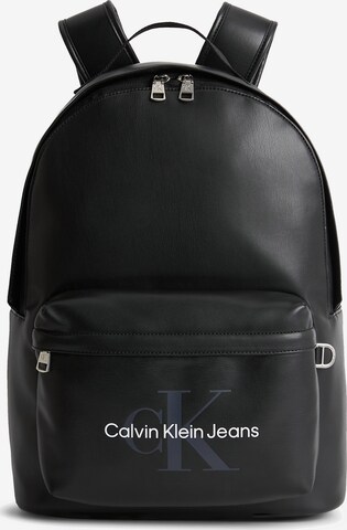 Calvin Klein Jeans Backpack in Black: front