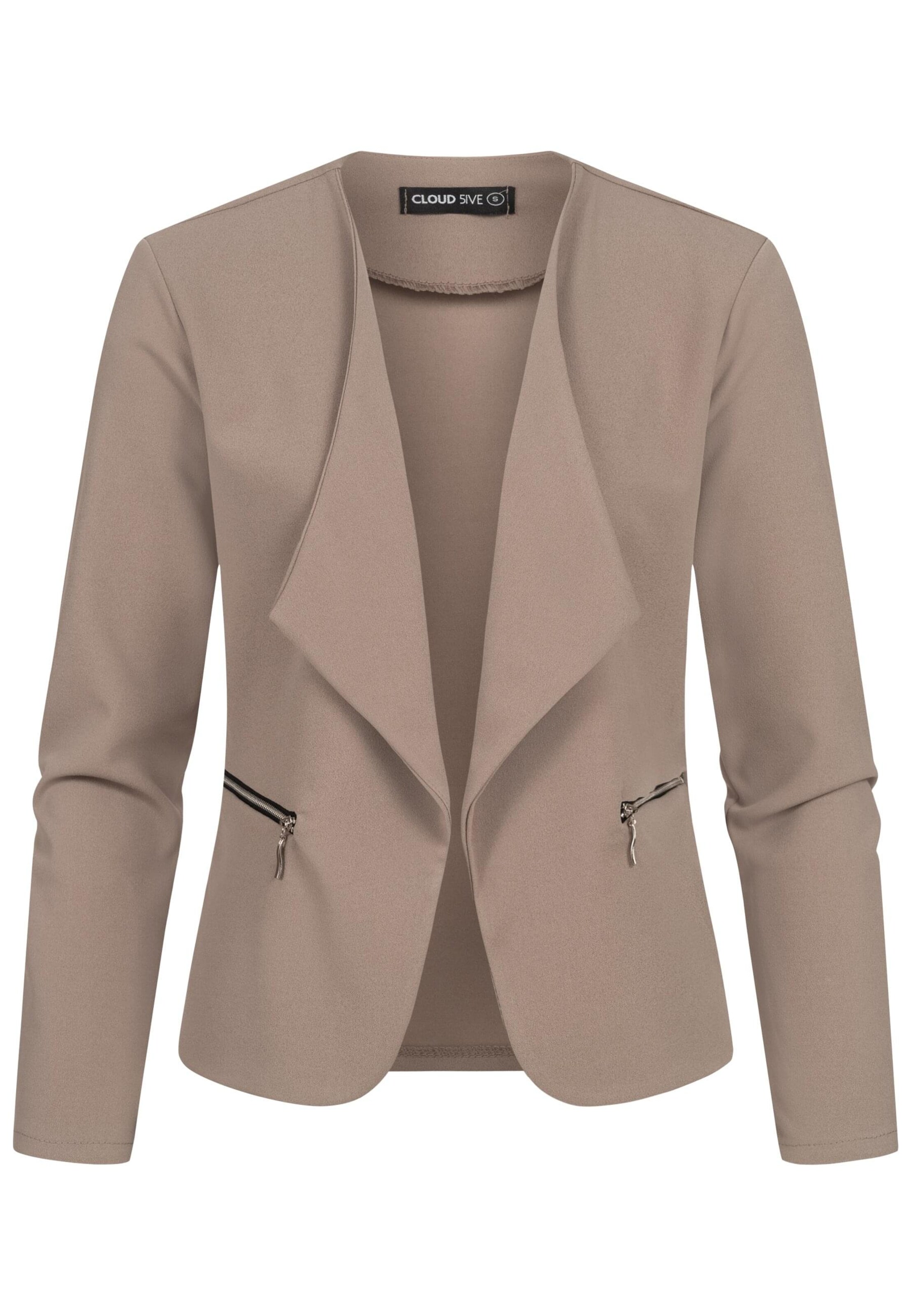 Cloud5ive Blazer in Braun: Vorderseite
