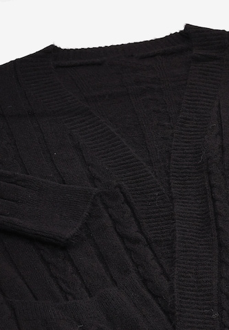 aleva Knitted Coat in Black