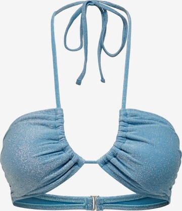 Hauts de bikini 'EMMY' ONLY en bleu : devant